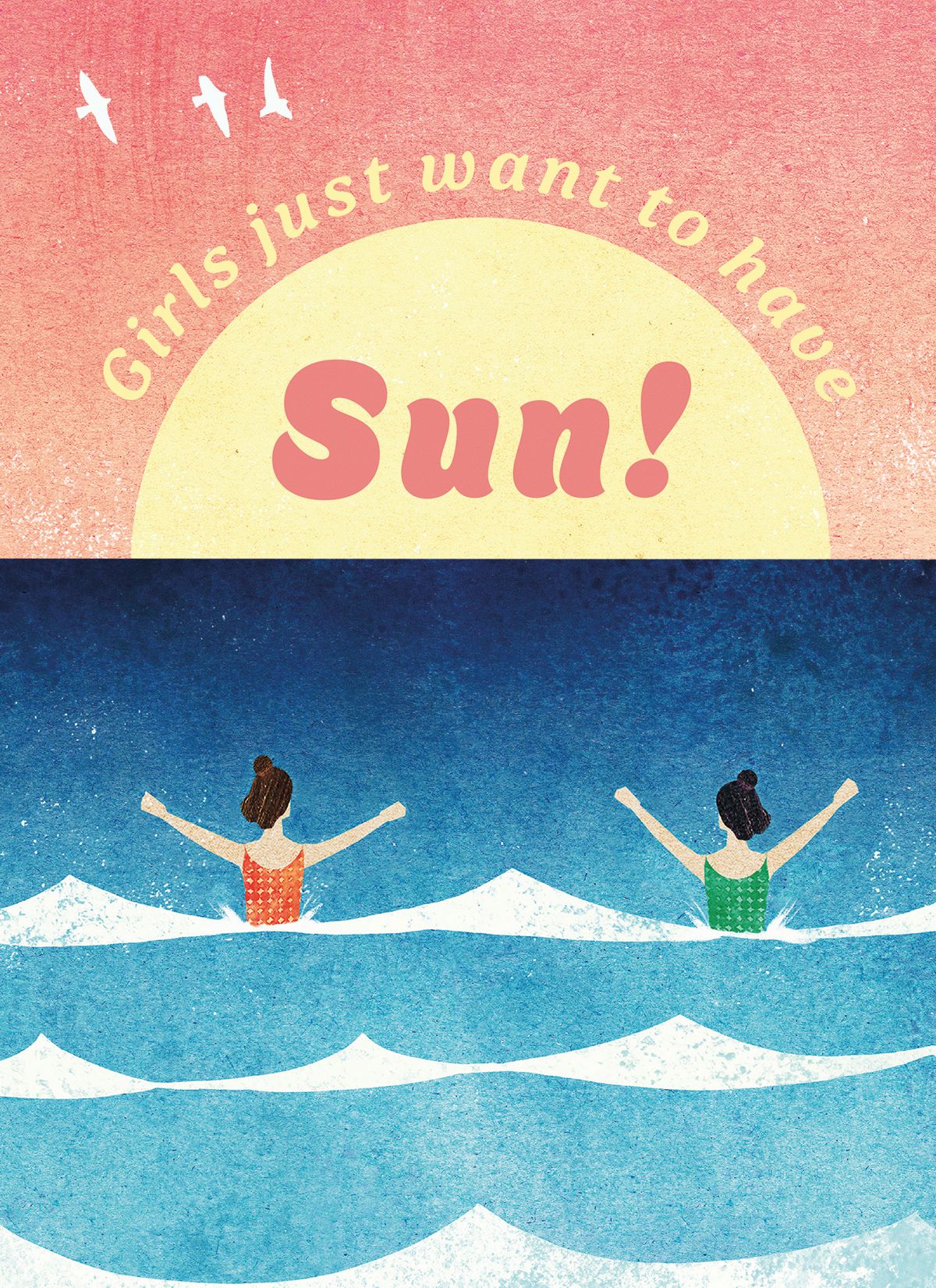 Henry Rivers Fun in the Sun Greeting Card