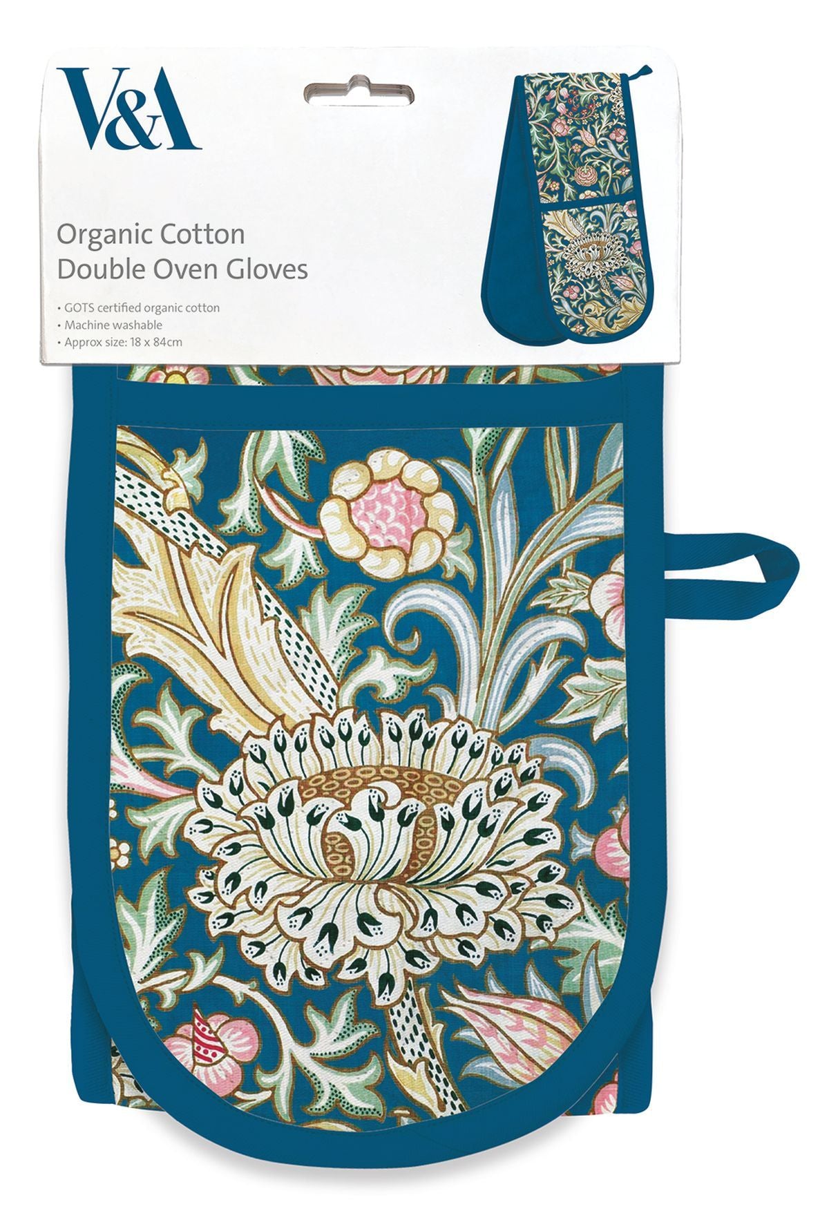 J.H. Dearle Trent Organic Cotton Double Oven Glove