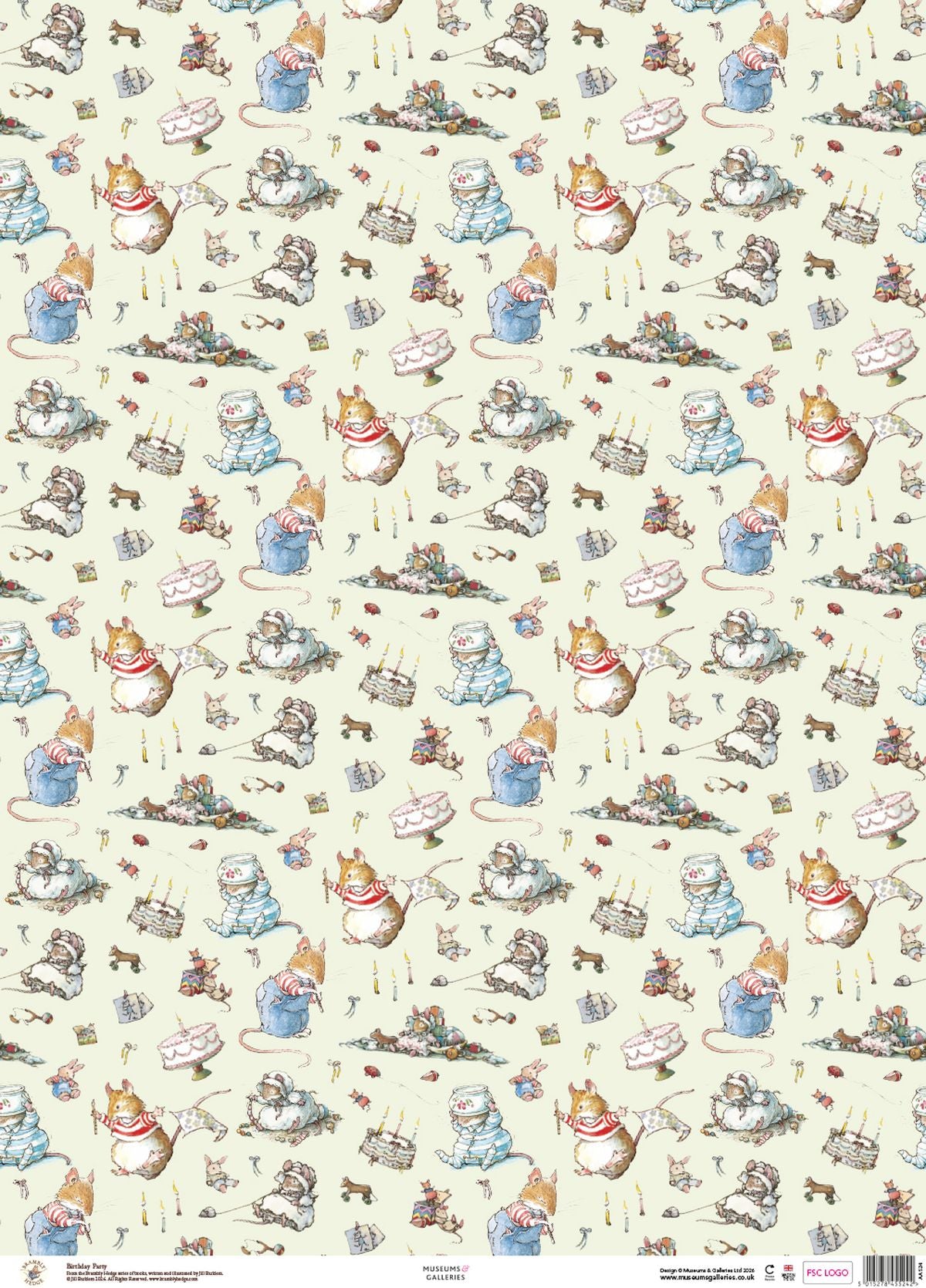 Jill Barklem Birthday Party Gift Wrap