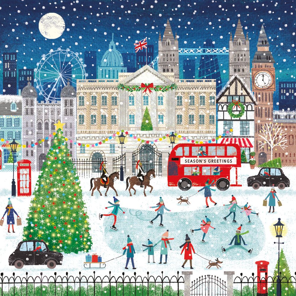 Jo Cave Christmas in London Card Pack
