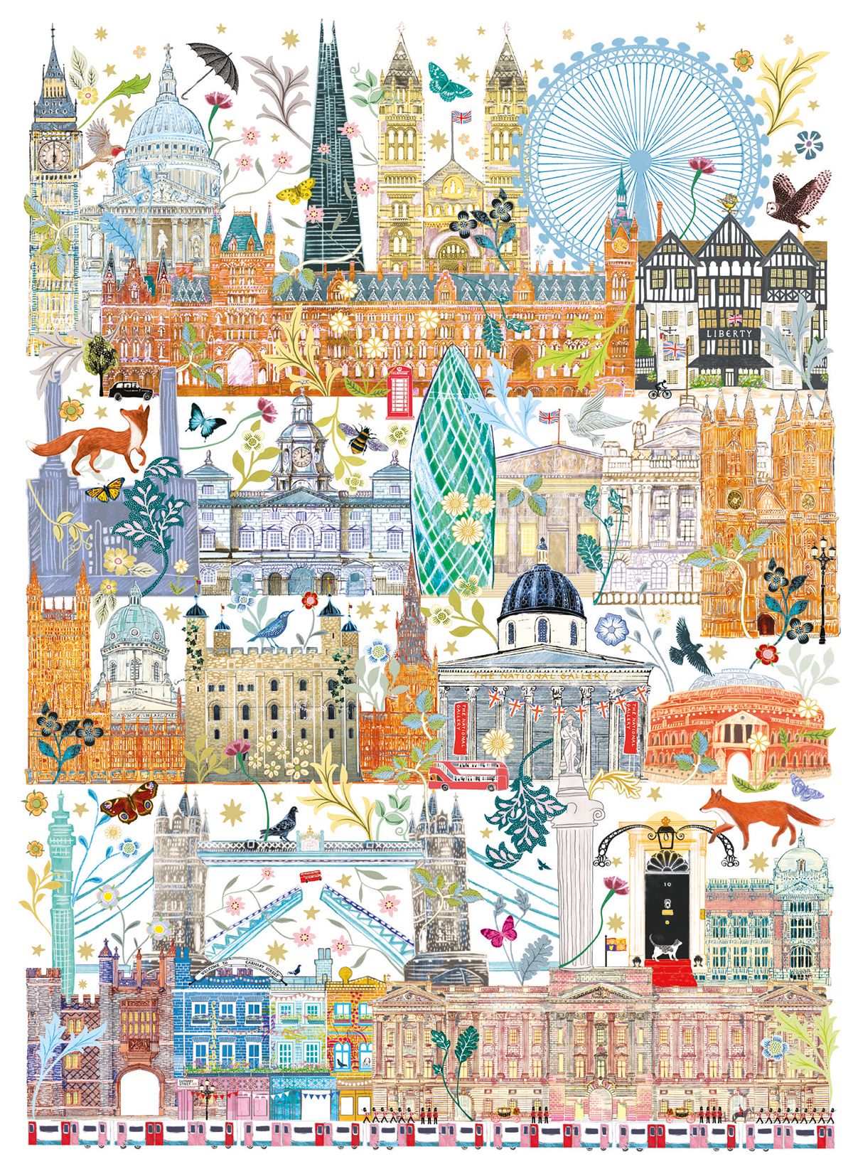 Josie Shenoy London Cityscape Art Card