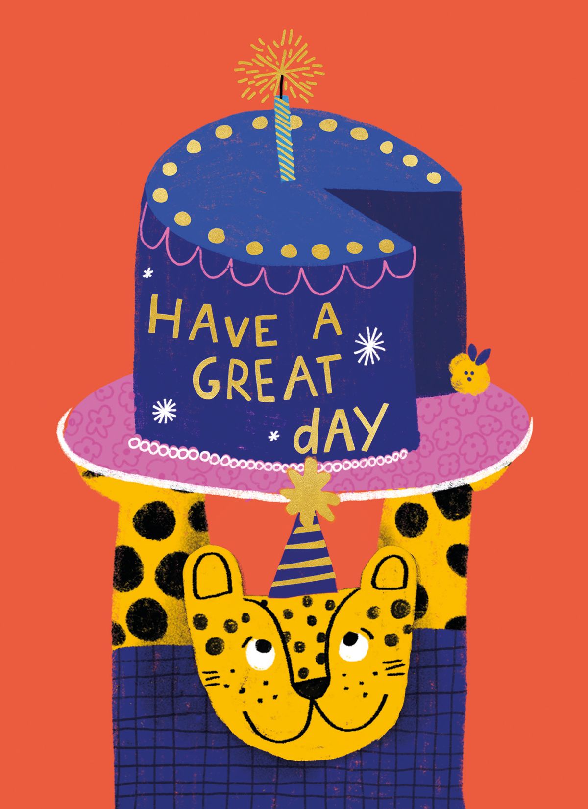 Juliana Eigner Birthday Leopard Greeting Card