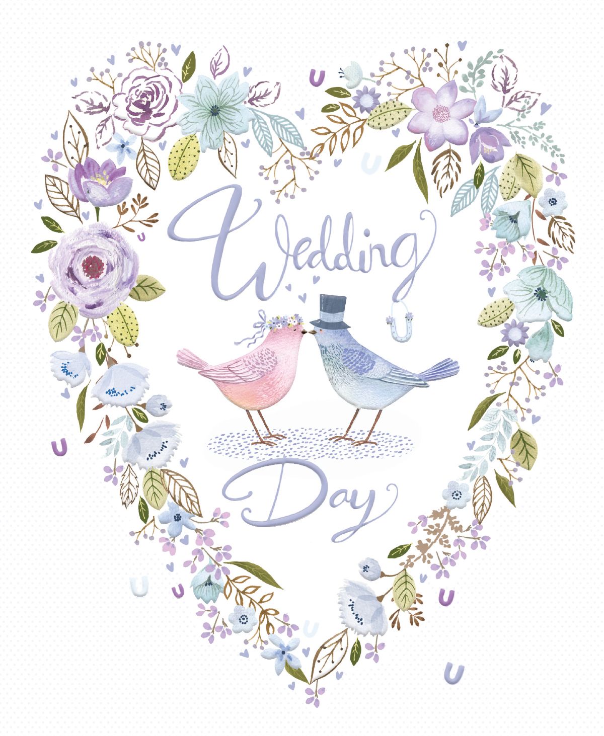 Kim Hinds Wedding Birds Card