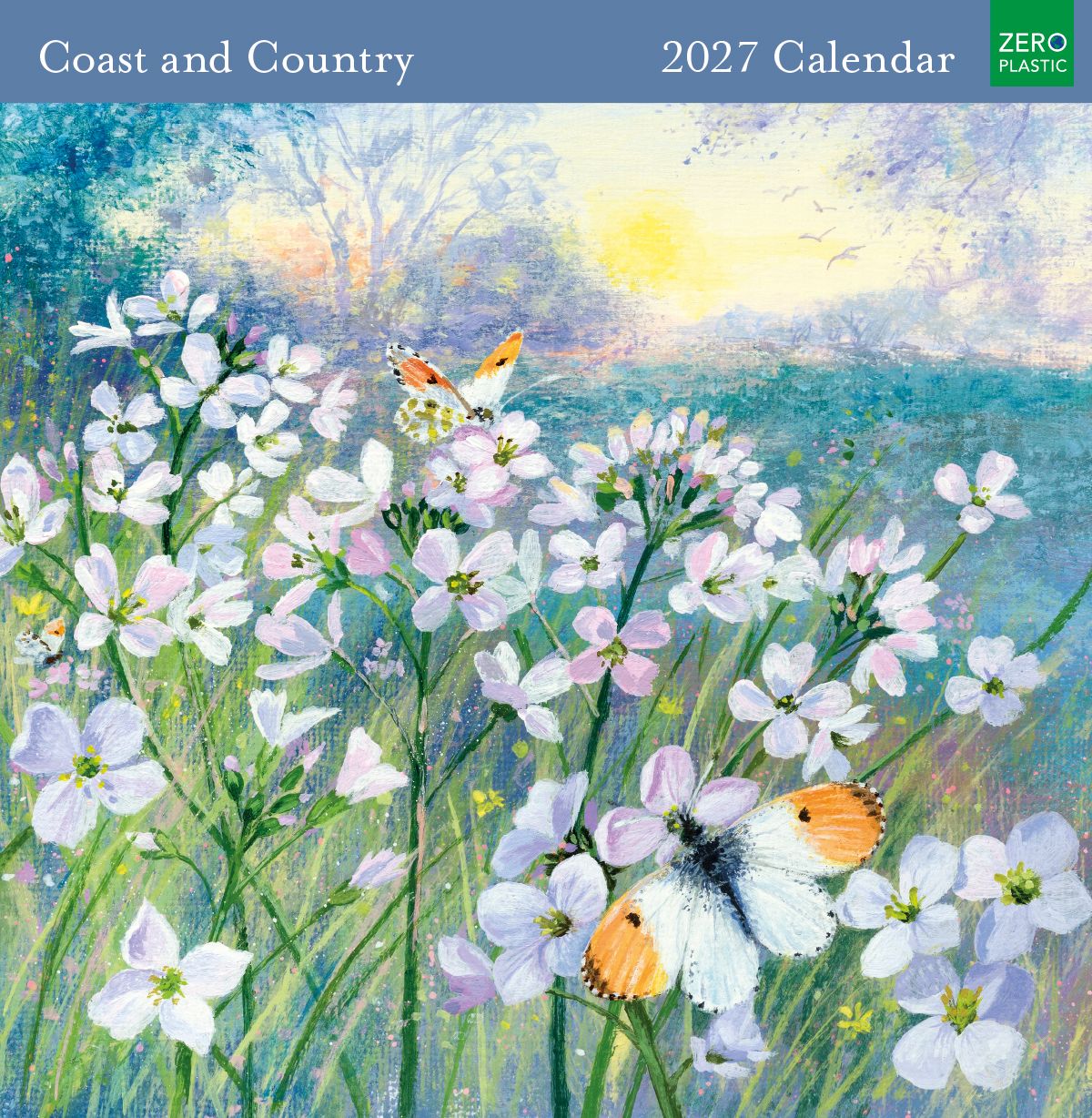 Lucy Grossmith Coast and Country 2027 Square Wall Calendar