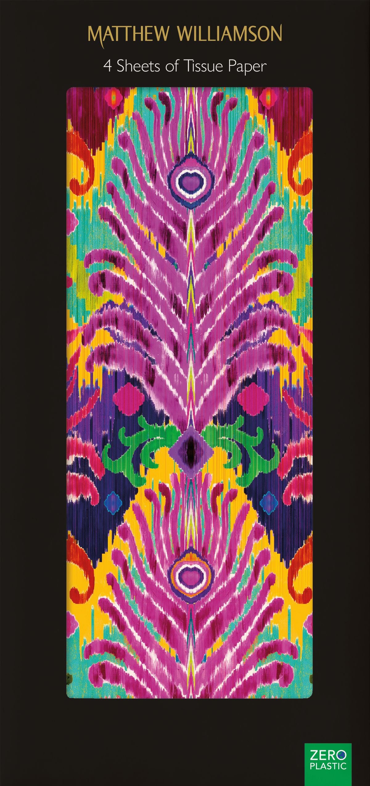 Matthew Williamson Peacock Ikat Tissue Paper