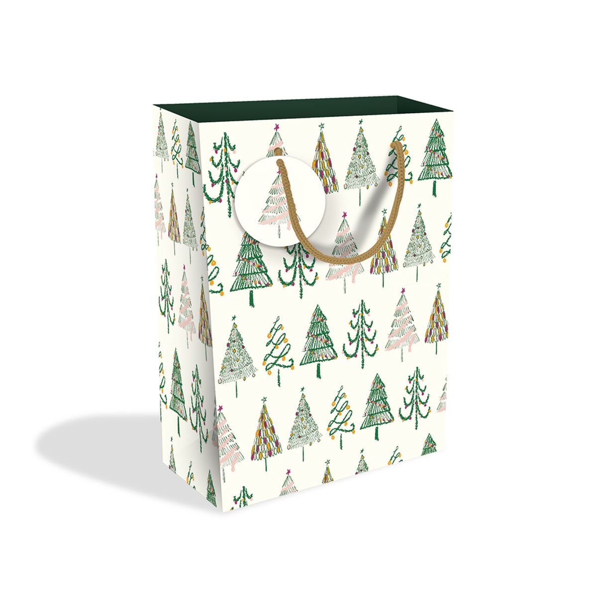 Natasha Guerri-Buckland Festive Trees Large Christmas Gift Bag