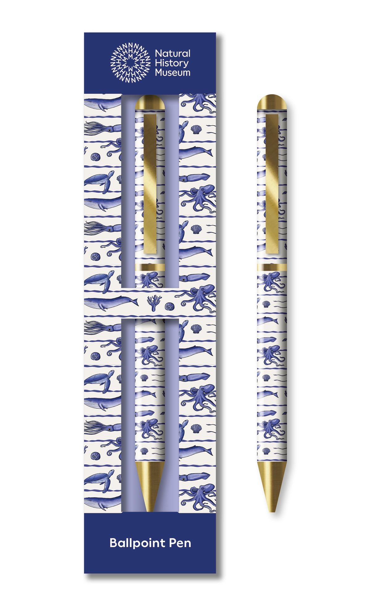 Natural History Museum Sea Creatures Ballpoint Pen in Gift Box