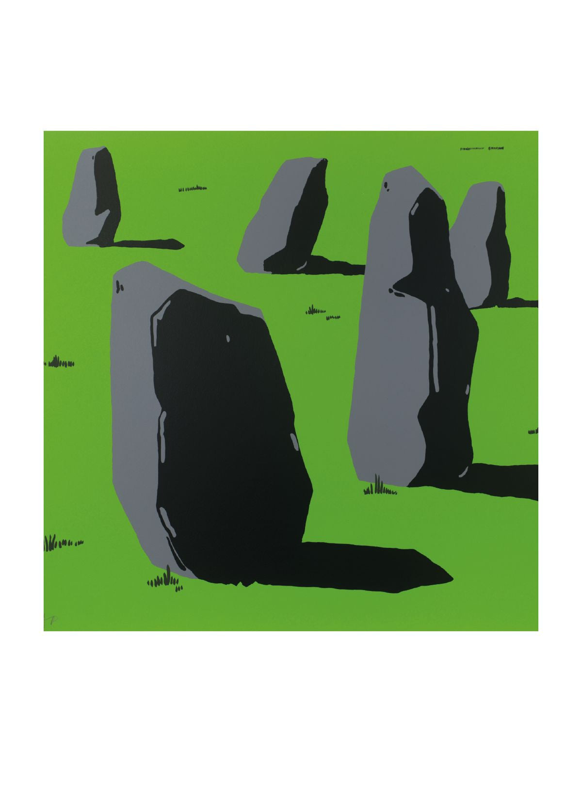 Nicholas Monro Stone Circle Art Card