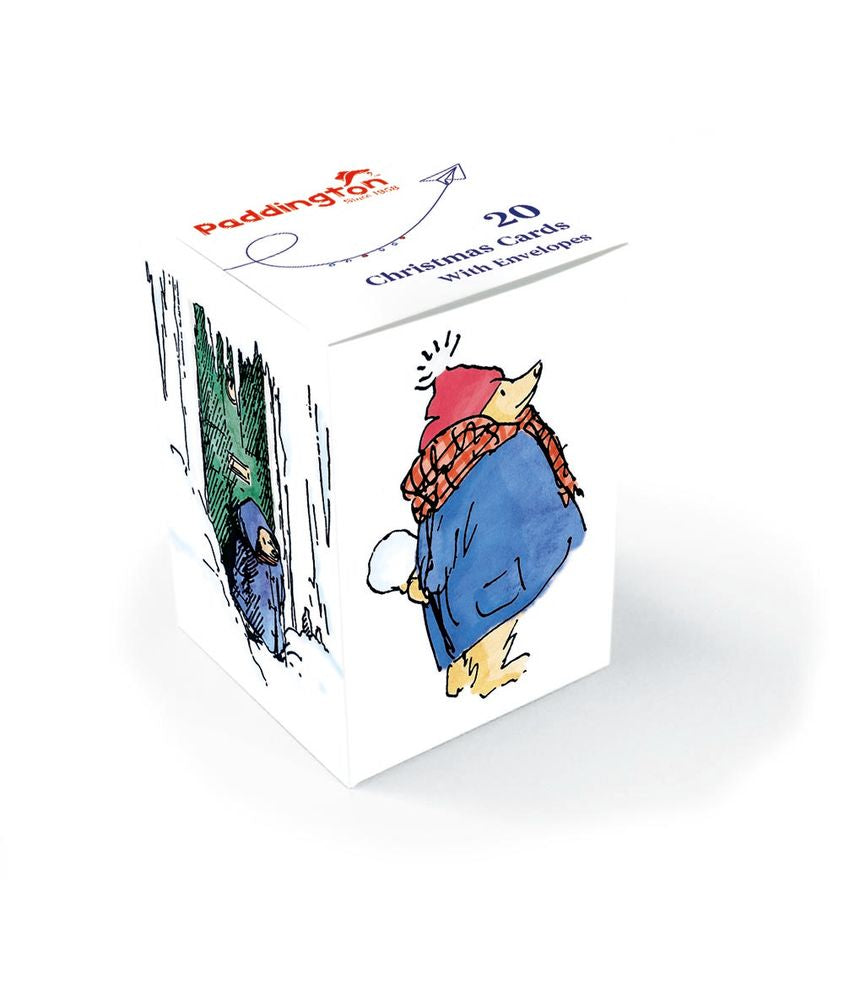 Paddington Bear Mini Christmas Card Cube