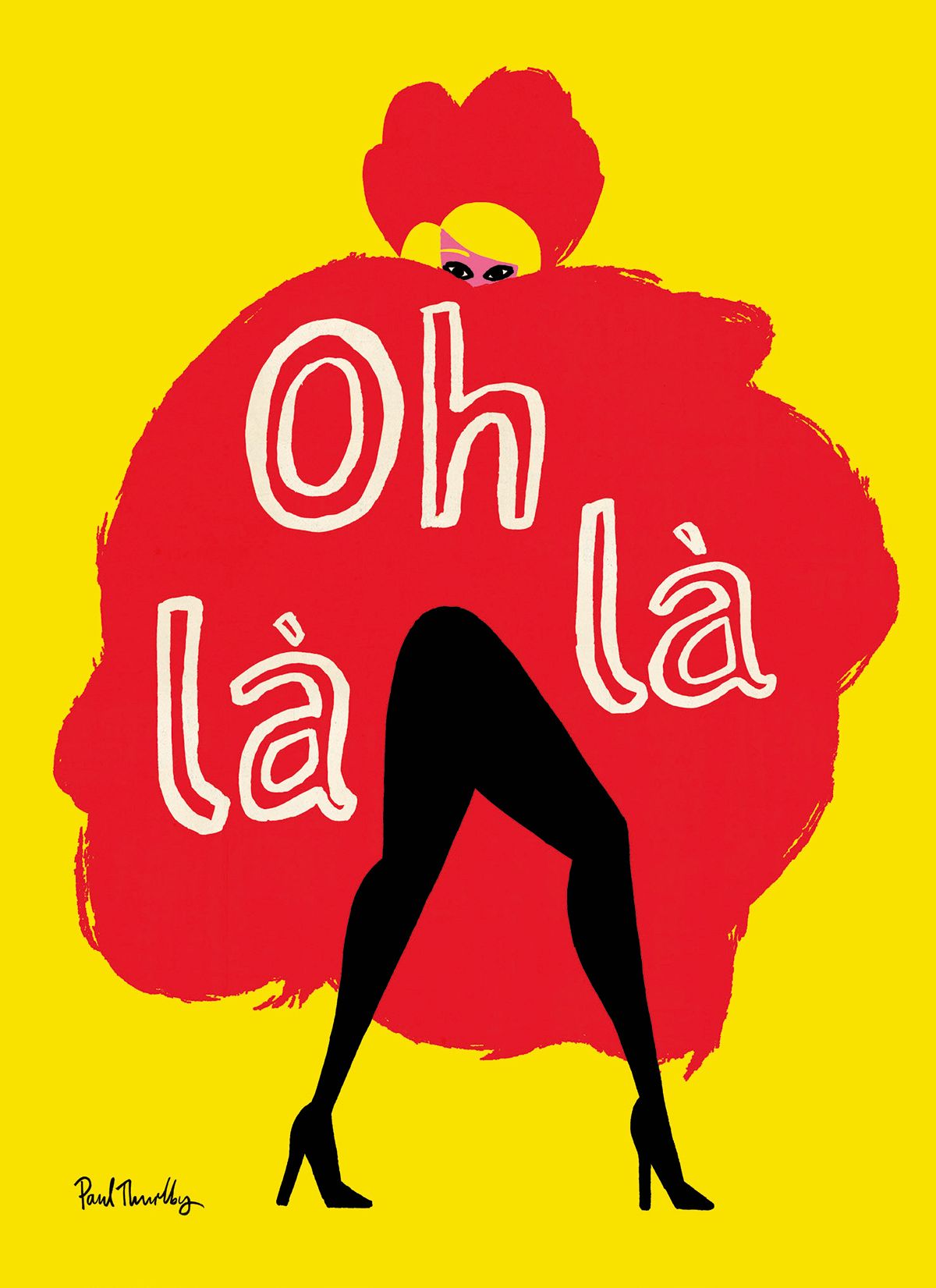 Paul Thurlby Oh La La Greeting Card