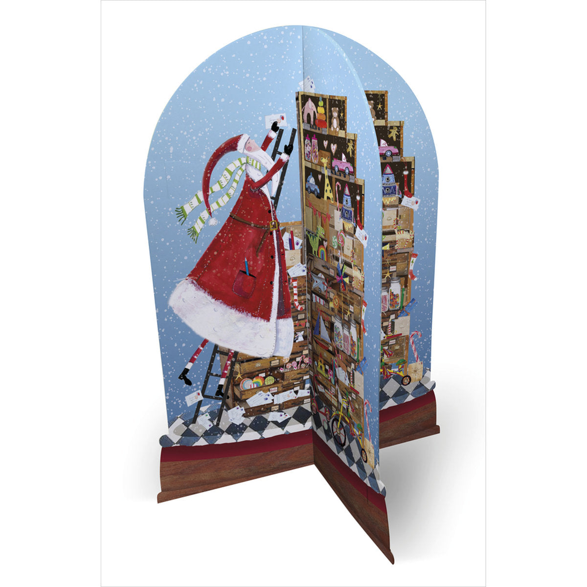 Sarah Curedale Santa's Workshop 3D Advent Calendar