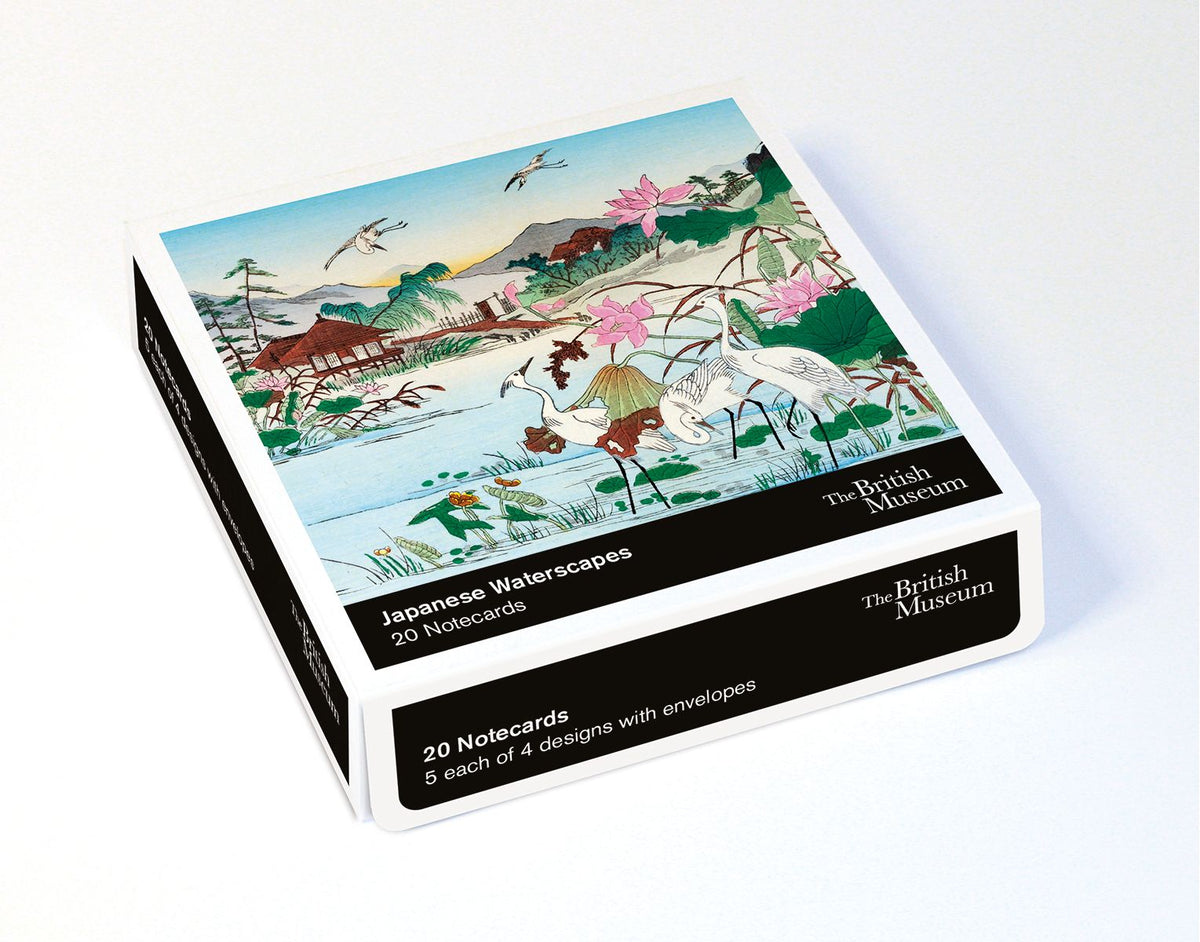 Shiba Rinsai Japanese Waterscapes Notecard Collection Box