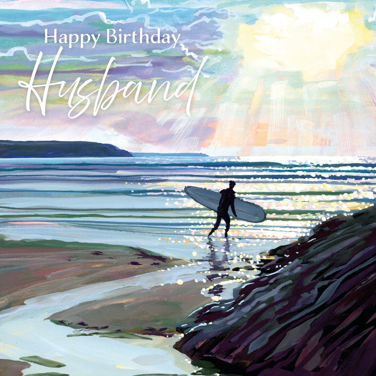 Steven Pleydell-Pearce All Waxed Up Husband Birthday Card