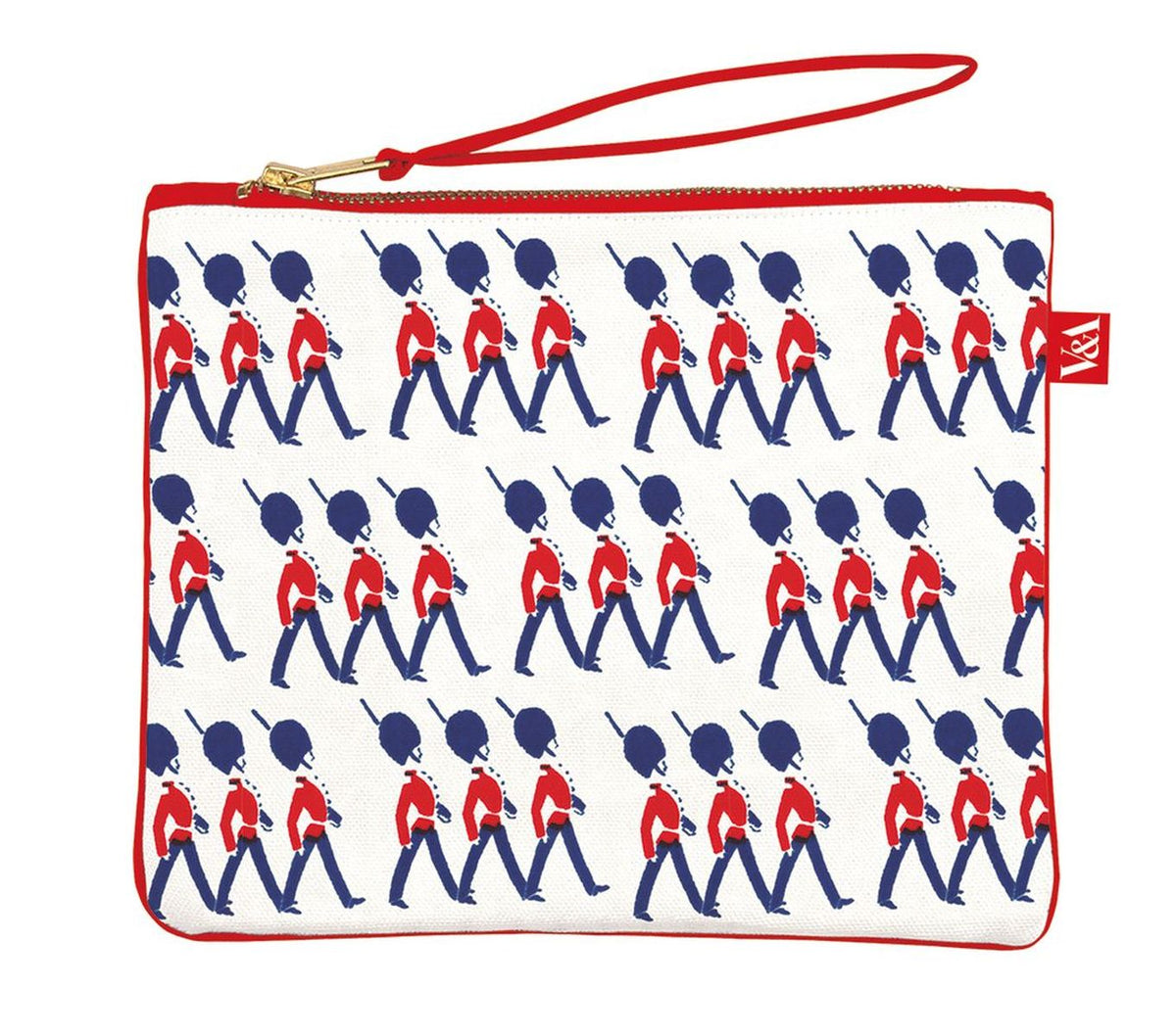 V&A Marching Guardsmen Organic Cotton Zip Pouch