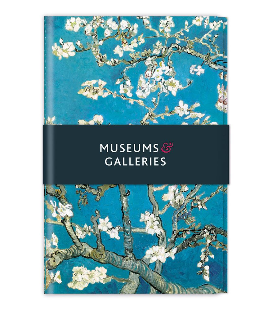 Vincent van Gogh Almond Branches in Bloom Stitched Pocket Notebook