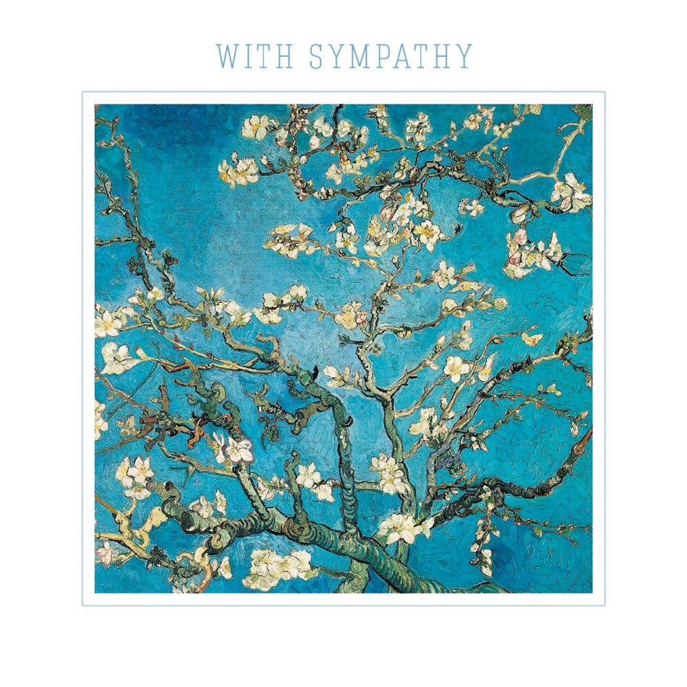 Vincent van Gogh Almond Branches in Bloom Sympathy Card