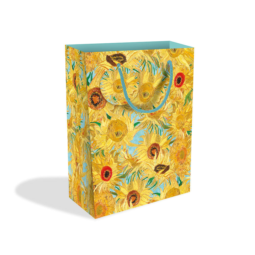 Vincent van Gogh Vase with Twelve Sunflowers Large Gift Bag