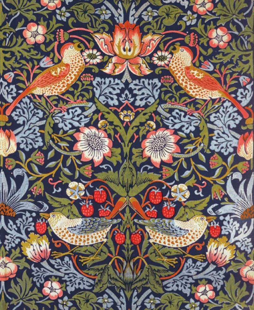 William Morris Strawberry Thief Art Card