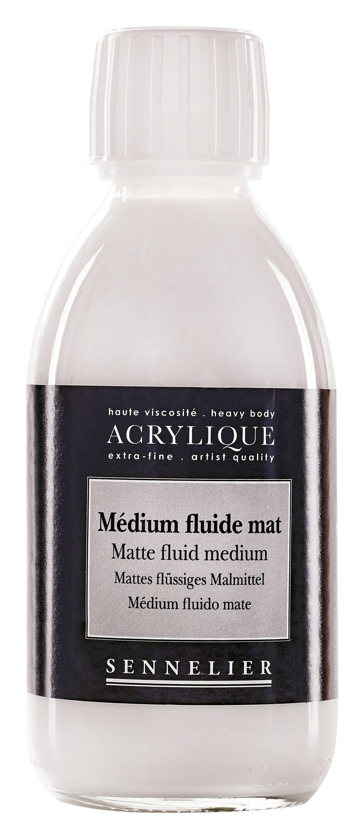 Sennelier Matte Fluid Acrylic Medium – 250ml