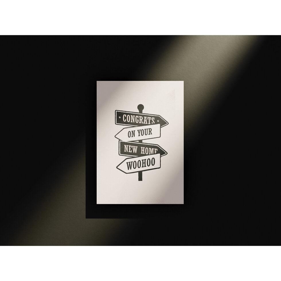 Dancing In The Rain New Home Signs Greetings Card by Heyyy