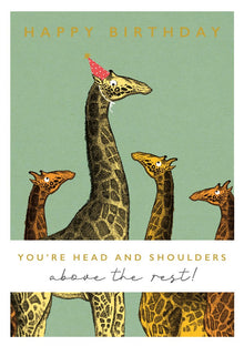 Head Above the Rest Rock On Card