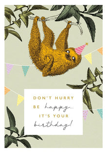 Be Happy Rock On Card
