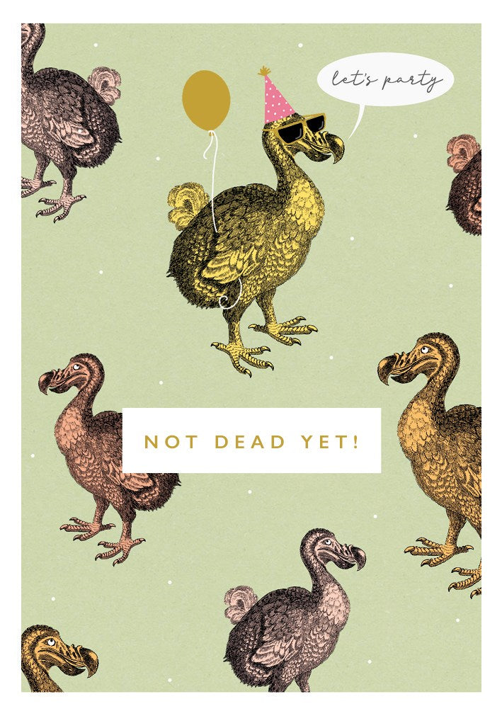 Not Dead Yet Rock On Card