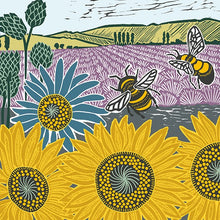 Sunflowers & Bees Nature Trail Card