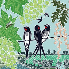 Swallows on a Line Nature Trail Card
