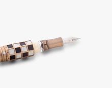 Visconti Checkmate Limited Edition Fountain Pen – Ivory & Bronze