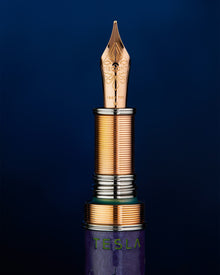 Visconti Nikola Tesla Limited Edition Rollerball Pen – Purple & Blue