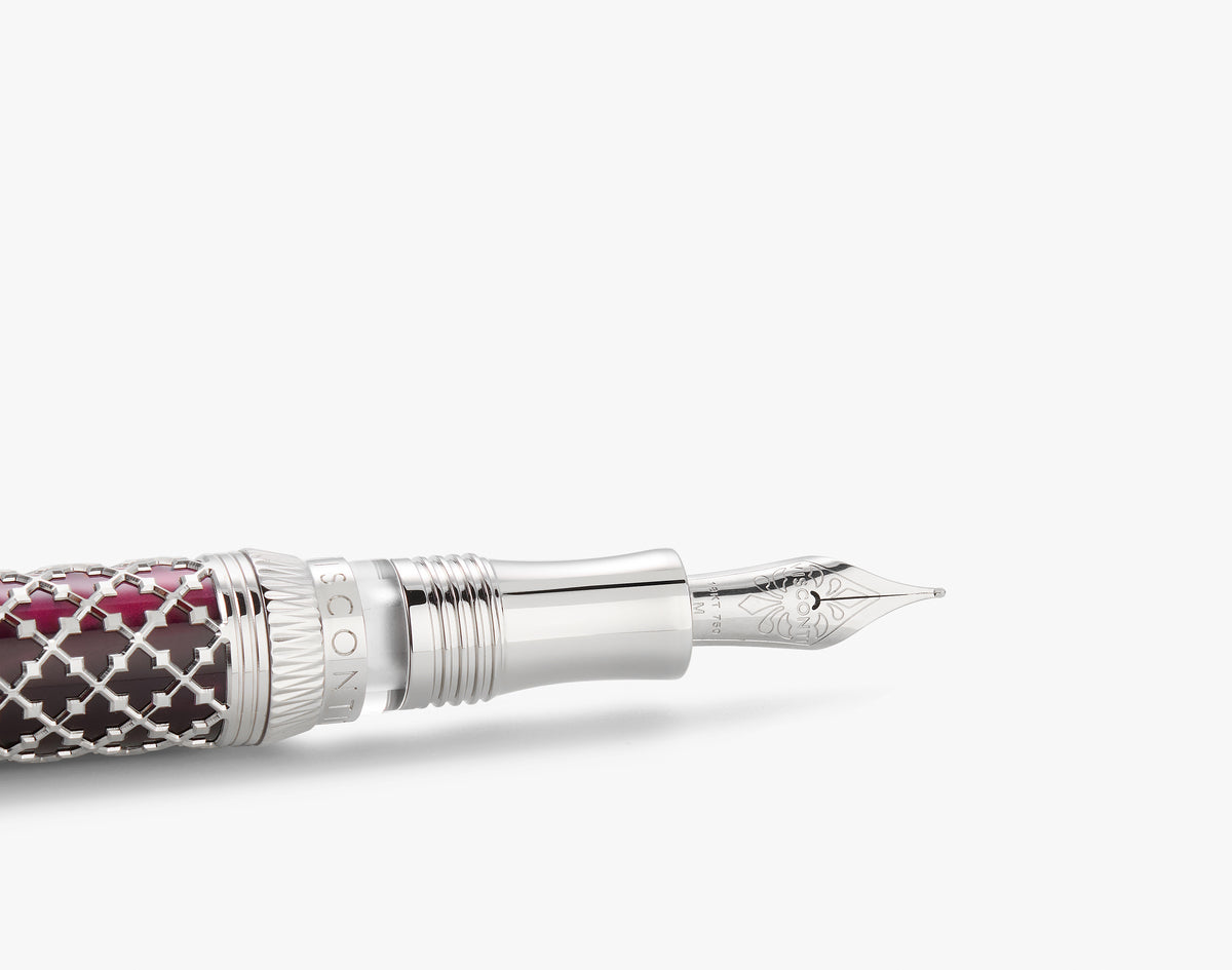 Visconti Venetian Dream Limited Edition Fountain Pen – Silver & Burgundy