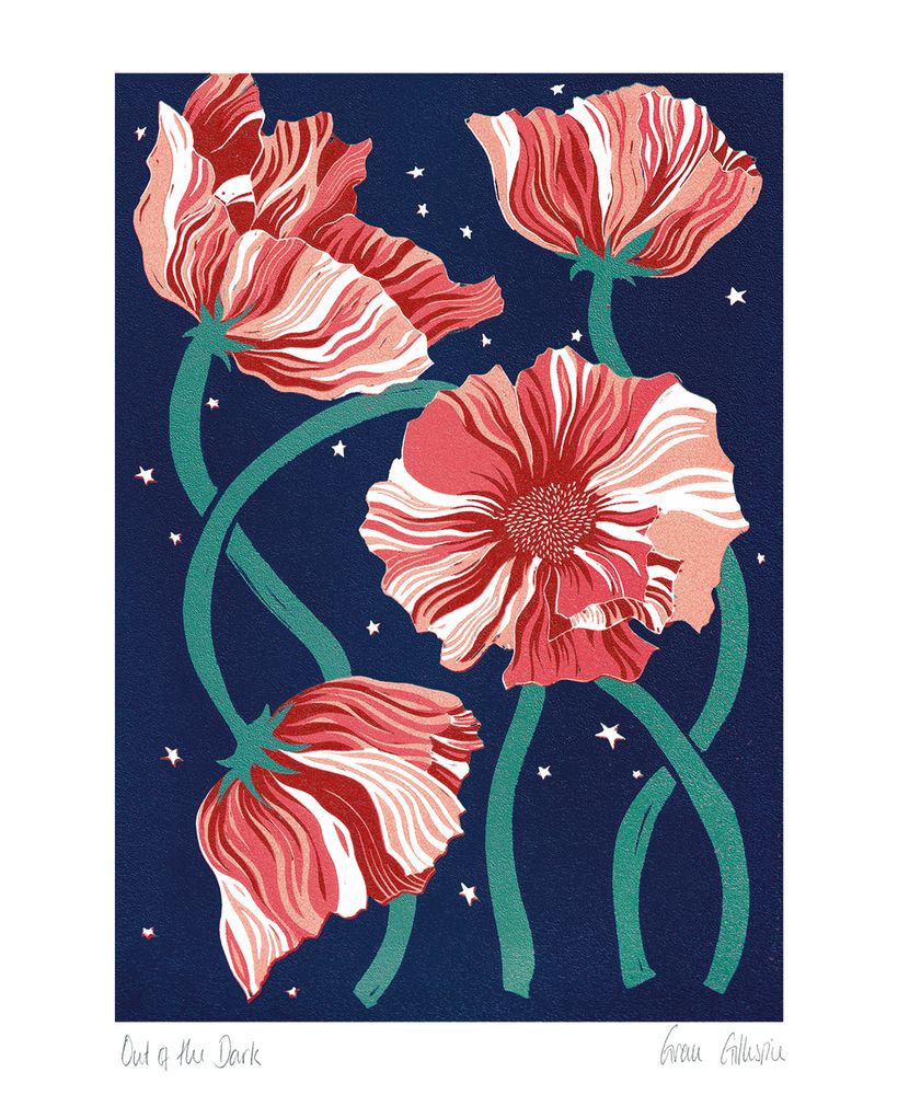 Grace Gillespie Out of the Dark Art Card