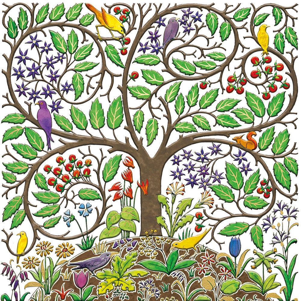 C.F.A. Voysey The Garden of Eden Art Card