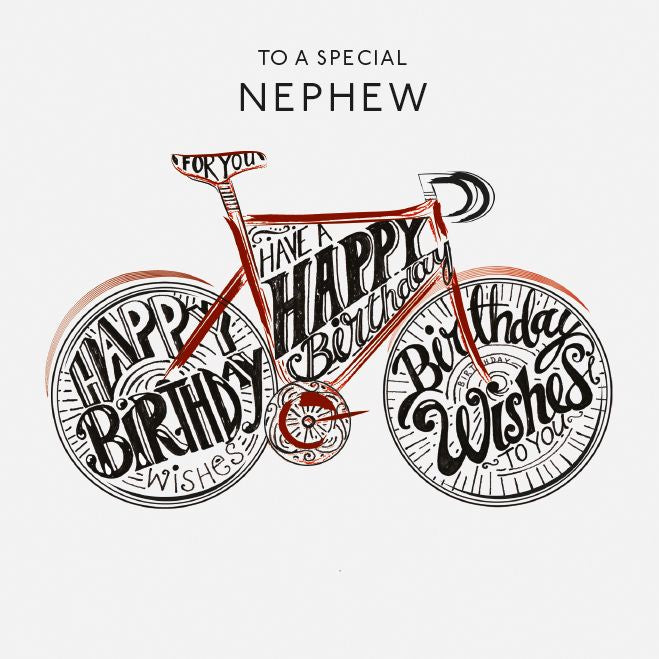 Jo Spicer Birthday Bike Nephew Card