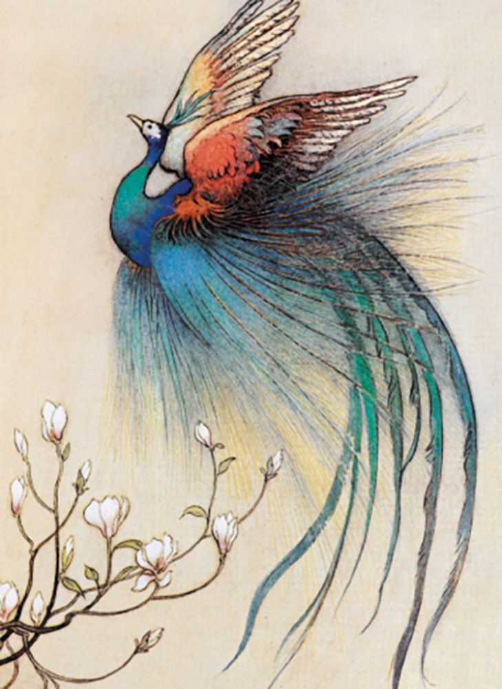 Warwick Goble The Fire Bird Art Card