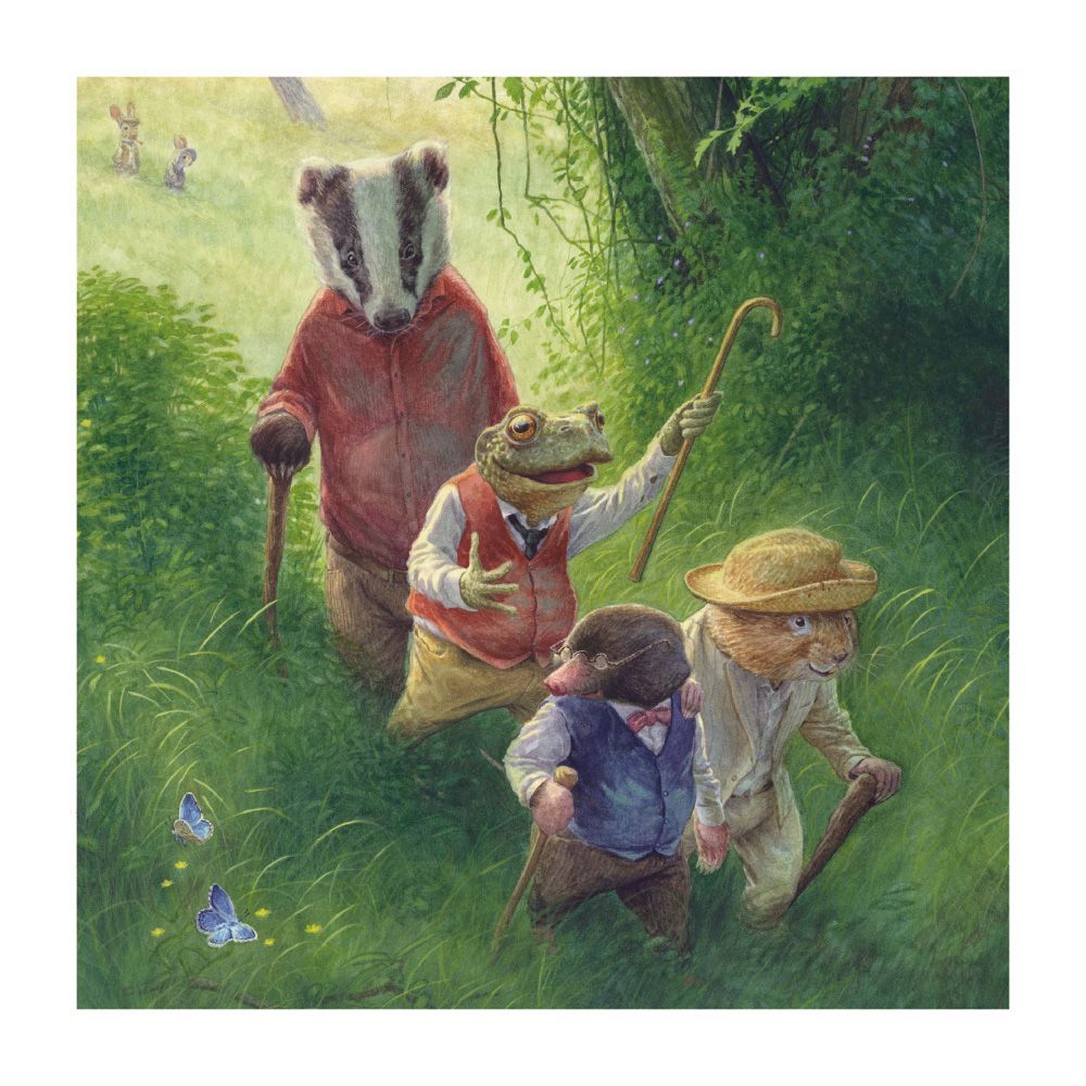 Chris Dunn Summer Evening Walk Art Card