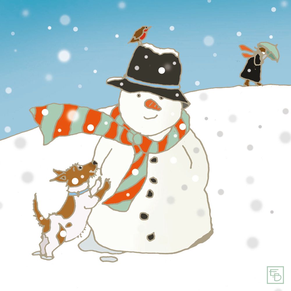 Emily Burningham Snowman Christmas Card Pack