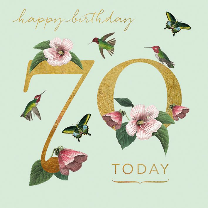 Natural History Museum 70 Today 70th Card