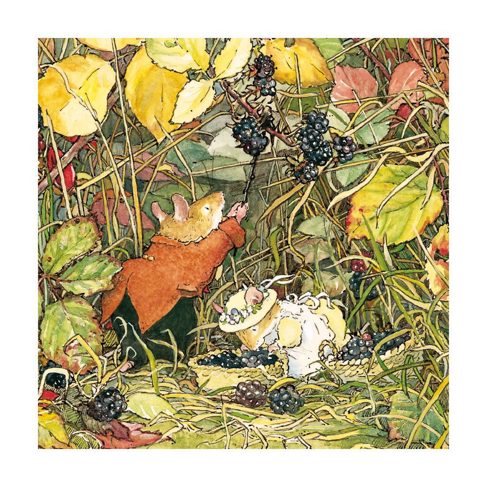 Jill Barklem Blackberry Picking Art Card
