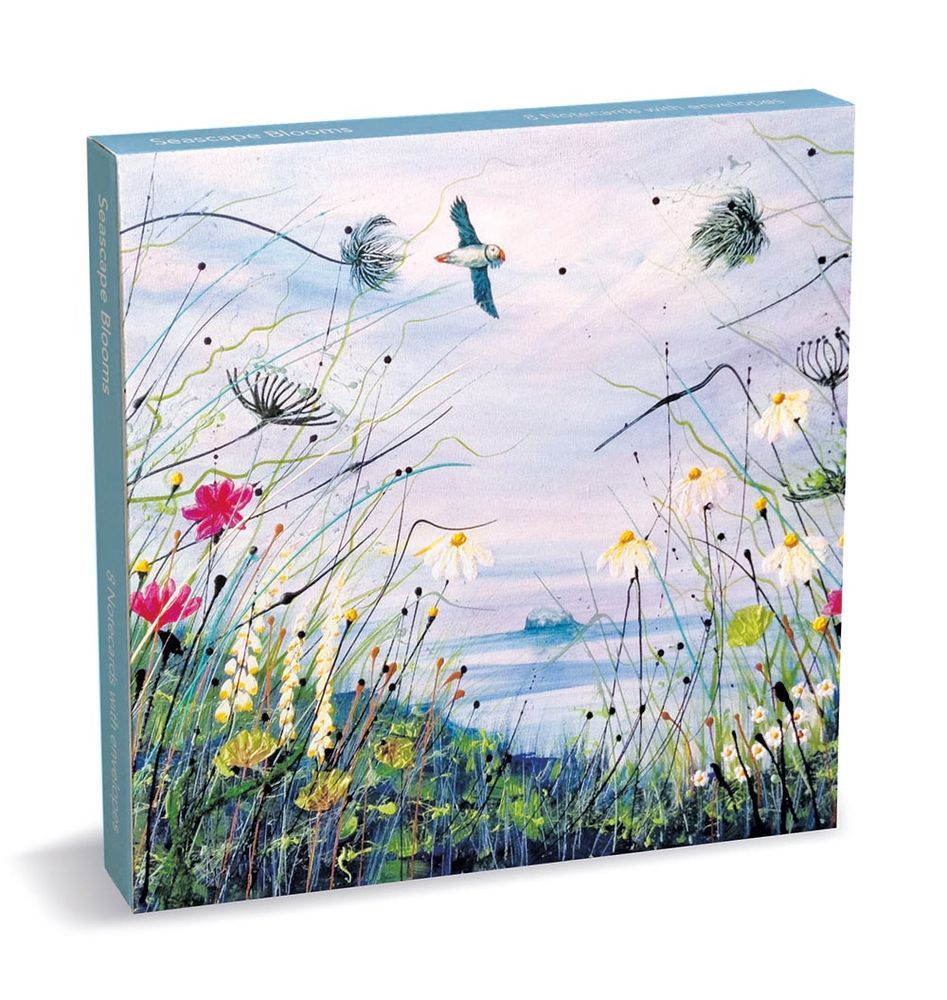 Pam McKenzie / Jane Askey Seascape Blooms Notecards Wallet