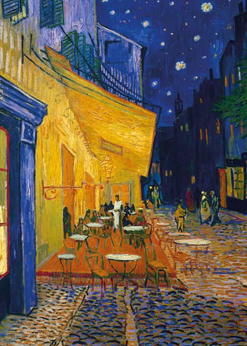 Vincent van Gogh Cafe-Terrace at Night Art Card