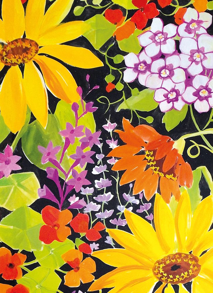 Sarah Campbell Sunflowers Art Card