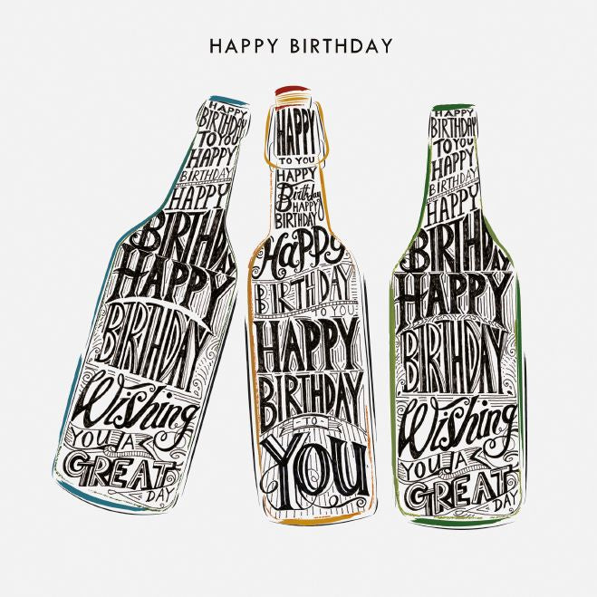 Jo Spicer Birthday Beers Card