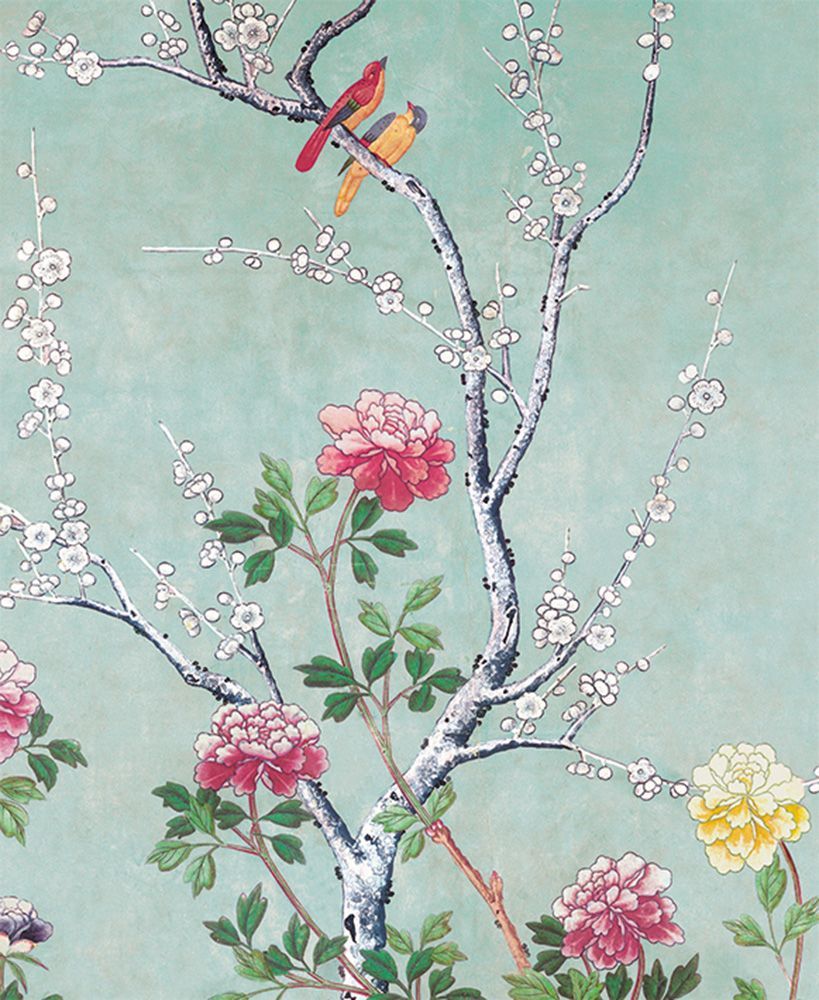 V&A Chinese Blossom Art Card