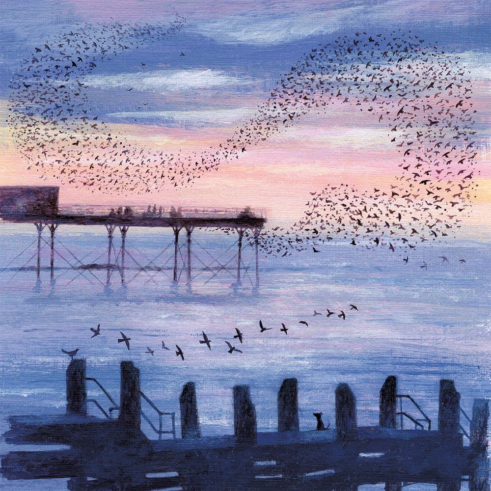 Lucy Grossmith Murmurations Art Card