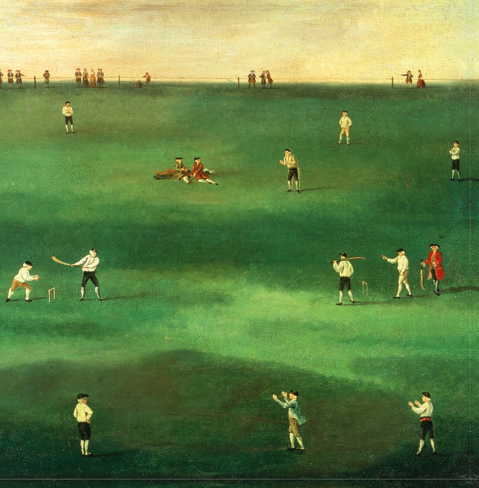 Louis Philippe Boitard The Game of Cricket Art Card