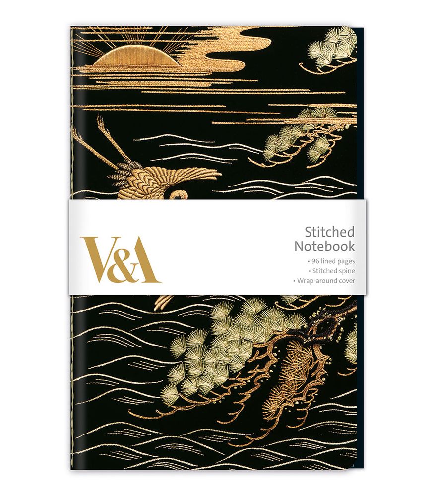 V&A Fukusa Stitched Pocket Notebook