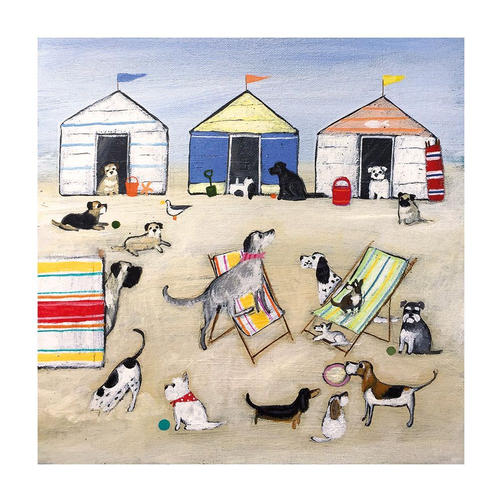 Louise Rawlings Dogs Day Out Art Card