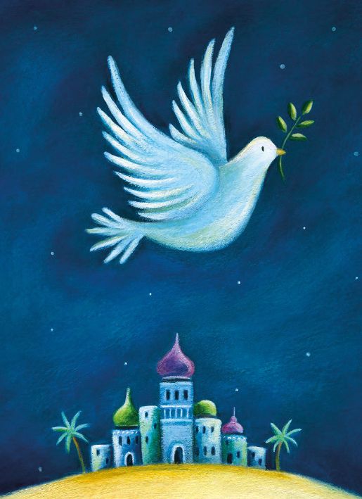 Ileana Oakley Dove of Peace Christmas Card Pack